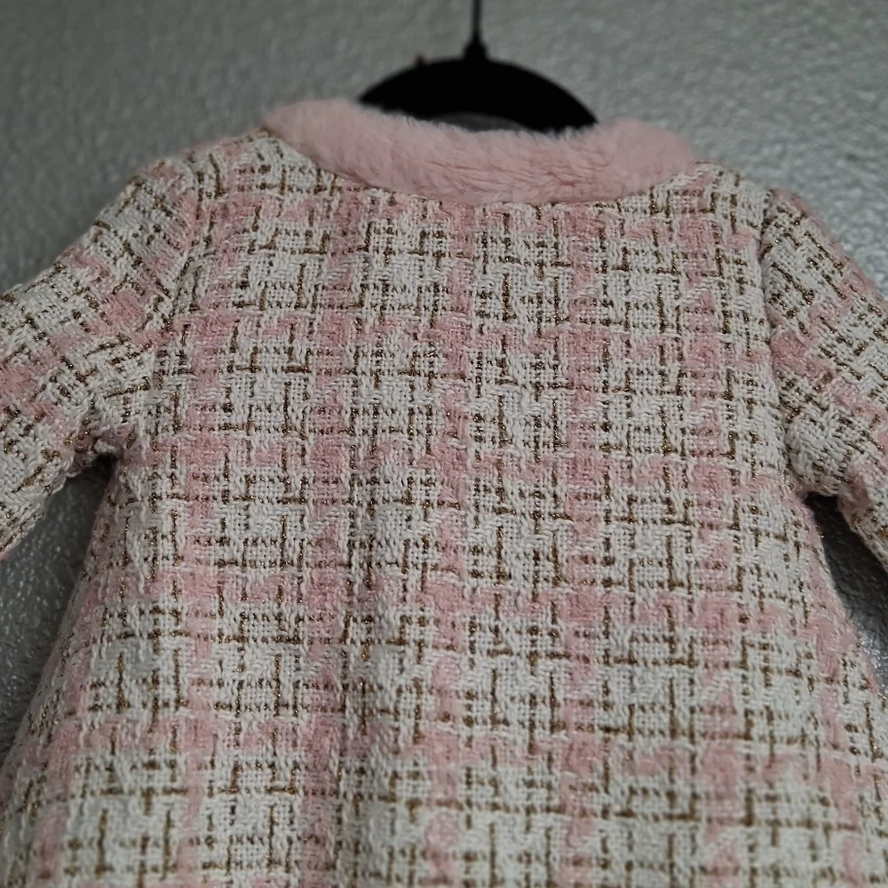 Rare Find Infant's Blueberi Boulevard Open Tweed Coat    Size 6-9mo